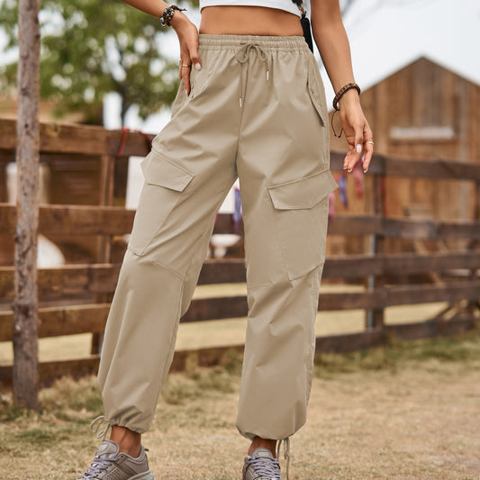 Loose Lace up Trousers