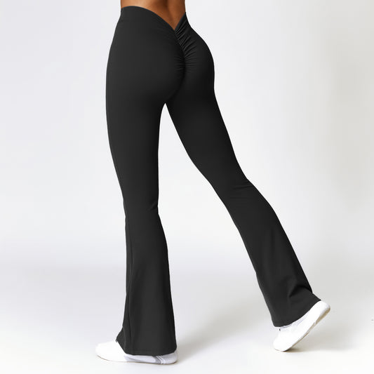 Hip Raise Yoga Bellbottom Fitness Pants